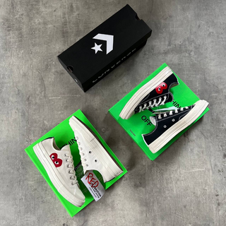 Converse x Comme des Garçons PLAY Chuck 70 Low White  - Thumbnail 4