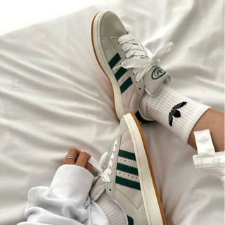 Adidas Campus 00s Crystal White Dark Green ❦ - Thumbnail 3