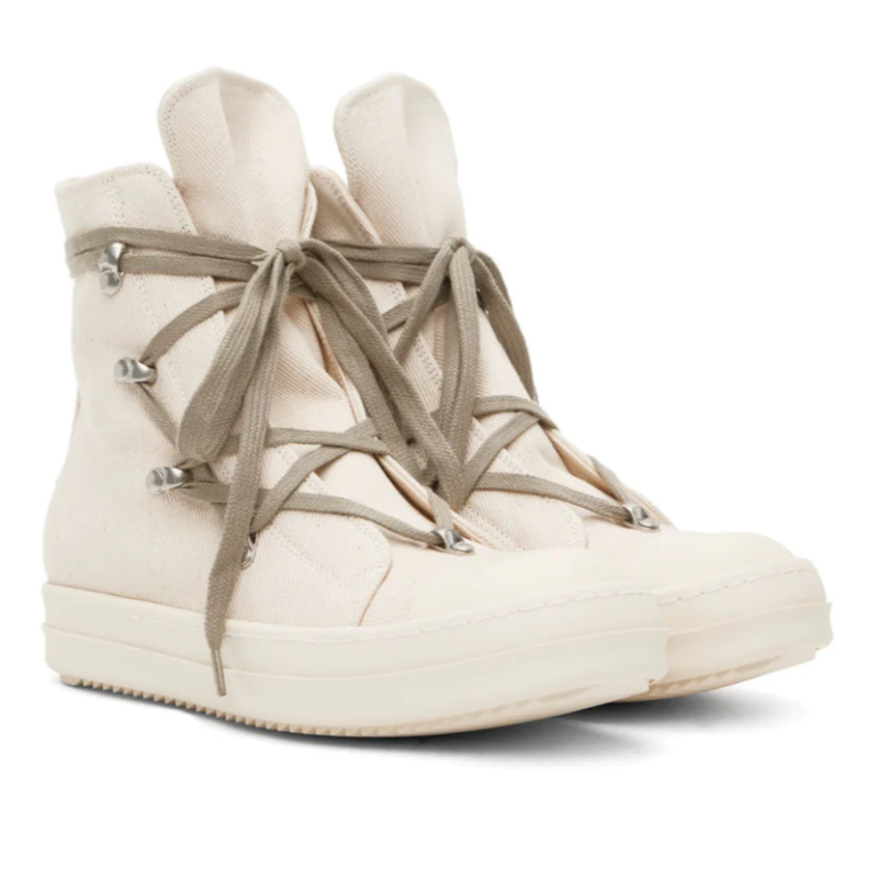 RICK OWENS DRKSHDW HEXA SS24 DOESKIN WHITE Main Image