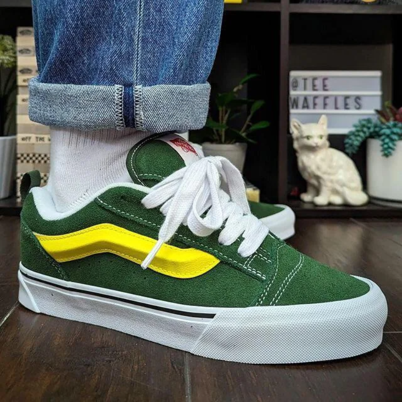 Vans Knu Skool Green Yellow Rare Limited Edition Main Image