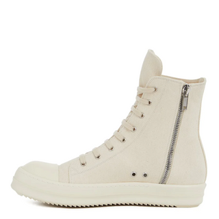 RICK OWENS DRKSHDW CANVAS LUXOR HEXA HIGH WHITE SS24  - Thumbnail 3