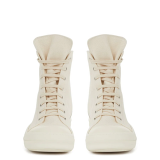 RICK OWENS DRKSHDW CANVAS LUXOR HEXA HIGH WHITE SS24  - Thumbnail 2