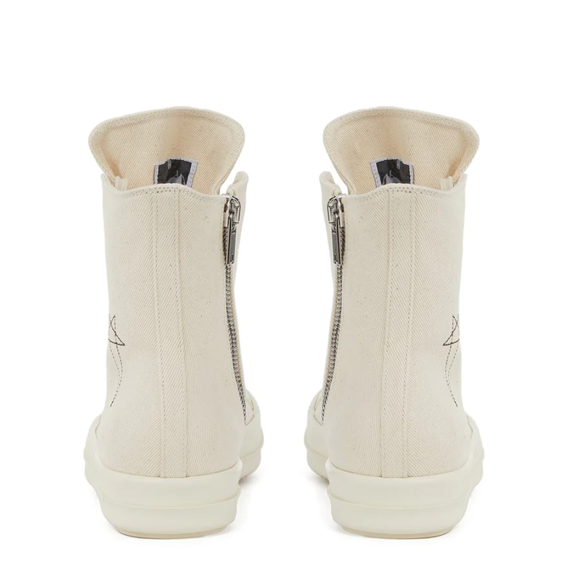 RICK OWENS DRKSHDW CANVAS LUXOR HEXA HIGH WHITE SS24  - Thumbnail (Preview) 4