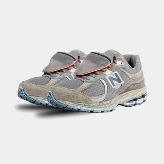 New Balance 2002R Grey Brown Pouch