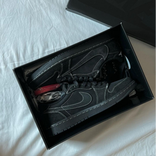 Travis Scott x Nike Air Jordan 1 Retro Low OG SP 'Black Phantom' ❦ - Thumbnail 2