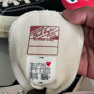 Converse x CDG PLAY Chuck 70 High - Thumbnail 5