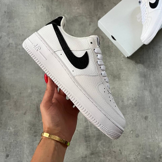 Nike Air Force 1 White Black - Thumbnail 3