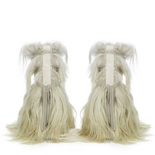 MONCLER + RICK OWENS FW23 BIGROCKS IN ACID GOAT FUR - Thumbnail 4