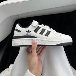 Adidas Forum Low Unisex White Black - Thumbnail 2