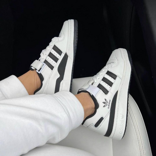 Adidas Forum Low Unisex White Black - Thumbnail 3