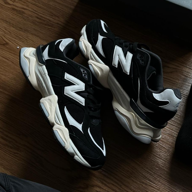 New Balance 9060 Black White - Thumbnail (Preview) 2