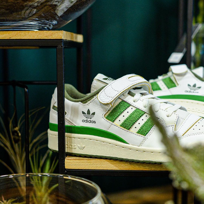 Adidas Forum Low Unisex White Crew Green - Thumbnail (Preview) 3