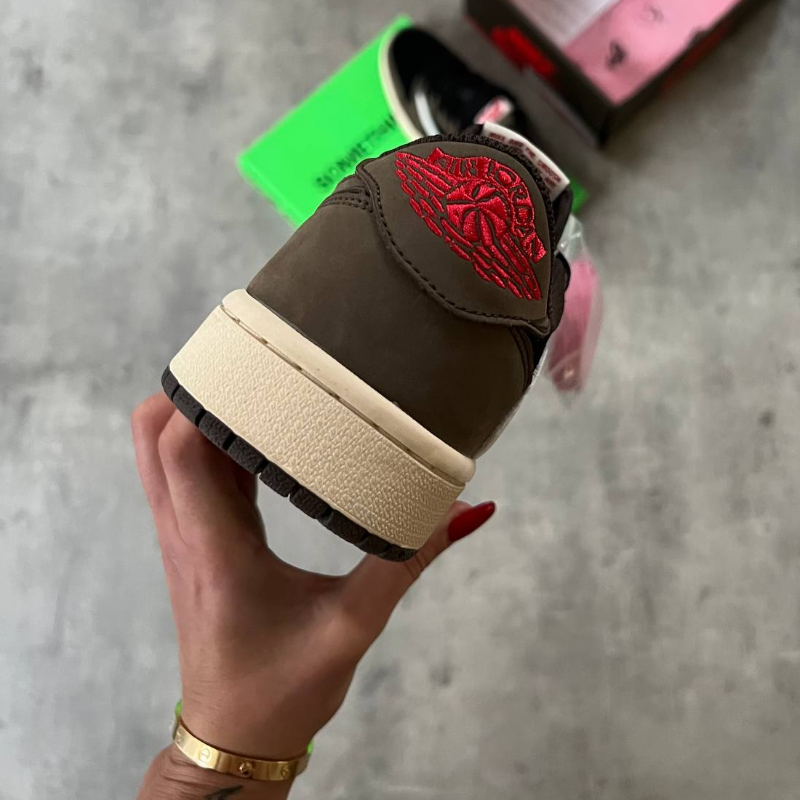 Travis Scott x Nike Air Jordan 1 Low 'Mocha' - Thumbnail (Preview) 6