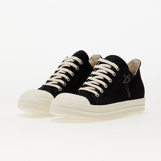 RICK OWENS DRKSHDW CANVAS LUXOR HEXA LOW BLACK SS24  - Thumbnail 5