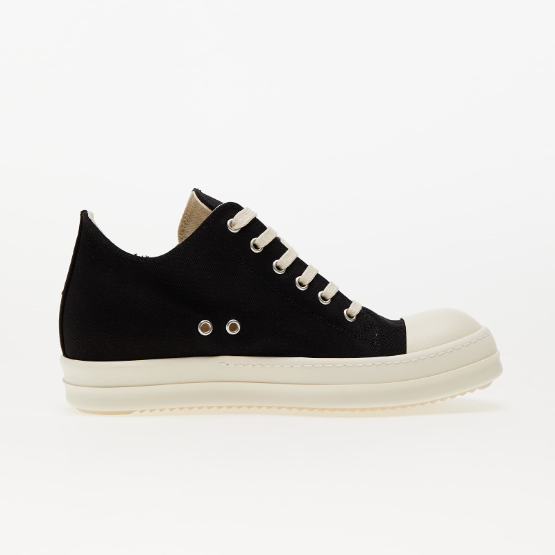 RICK OWENS DRKSHDW CANVAS LUXOR HEXA LOW BLACK SS24  - Thumbnail (Preview) 3