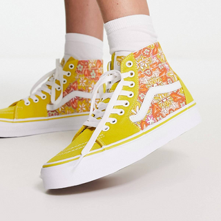 Vans UA SK8-Hi Floral Yellow Ss As - Thumbnail 4