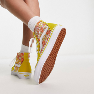 Vans UA SK8-Hi Floral Yellow Ss As - Thumbnail 3