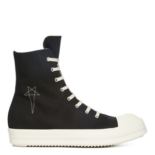 RICK OWENS DRKSHDW CANVAS LUXOR HEXA HIGH BLACK SS24  - Thumbnail 5