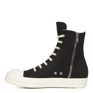 RICK OWENS DRKSHDW CANVAS LUXOR HEXA HIGH BLACK SS24  - Thumbnail 2