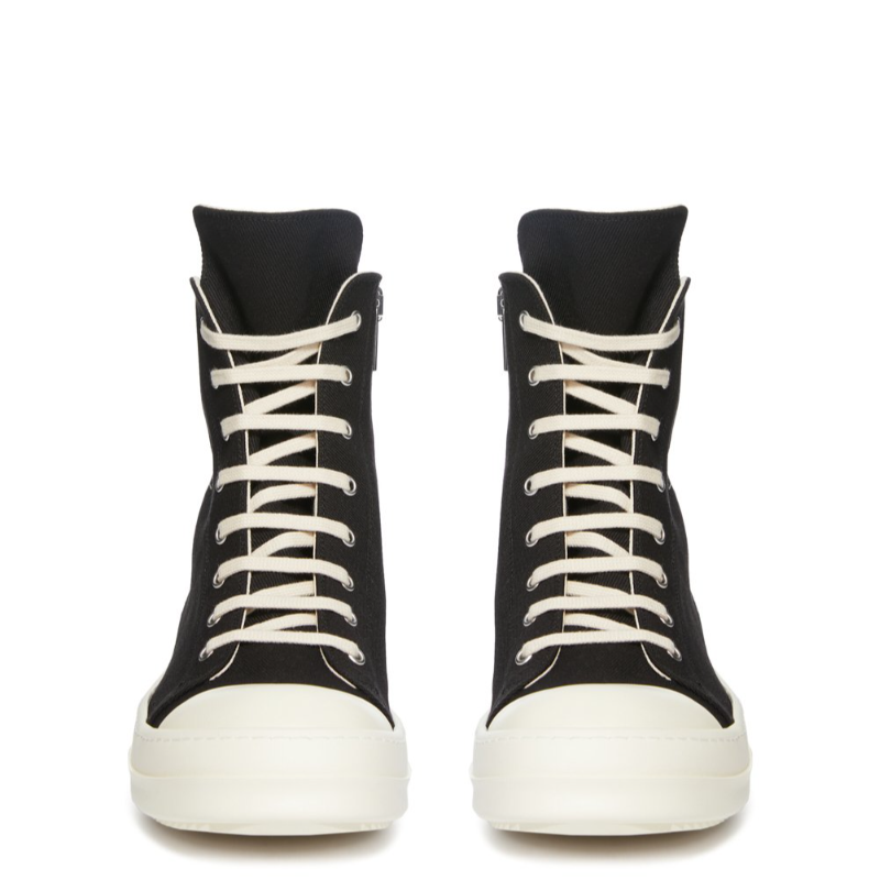 RICK OWENS DRKSHDW CANVAS LUXOR HEXA HIGH BLACK SS24  - Thumbnail (Preview) 4