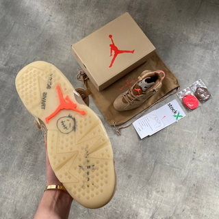 Travis Scott x Air Jordan 6 Retro 'British Khaki' - Thumbnail 3