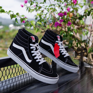 Vans Sk8-Hi Black White Ss As - Thumbnail 3