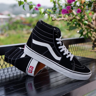 Vans Sk8-Hi Black White Ss As