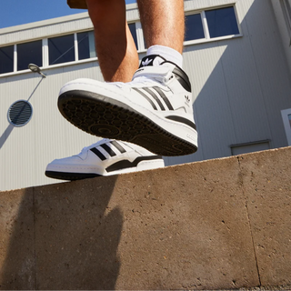 Adidas Forum Mid Unisex White Black - Thumbnail 4