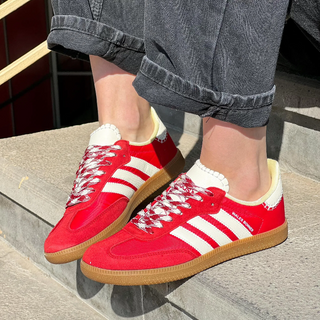 Wales Bonner x Adidas Samba Scarlet Red - Thumbnail 4