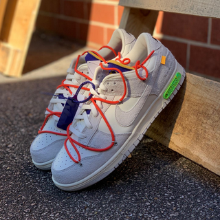 Off White x Nike Dunk  Low “Lot 13” Suede