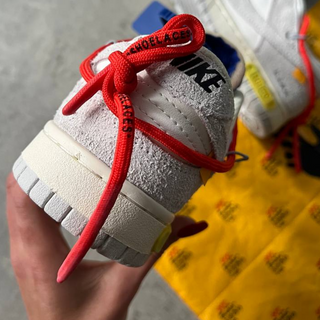 Off White x Nike Dunk  Low “Lot 13” Suede - Thumbnail 5