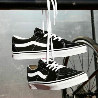 Vans UA Sk8-Low Black White Rare Ss version - Thumbnail 2