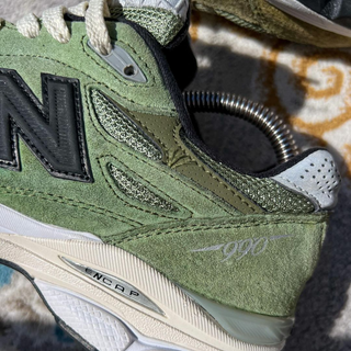 New Balance JJJJound x 990v3 Made in USA Olive Limited - Thumbnail 2