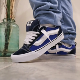 Vans Knu Skool White Navy ❦ - Thumbnail 4