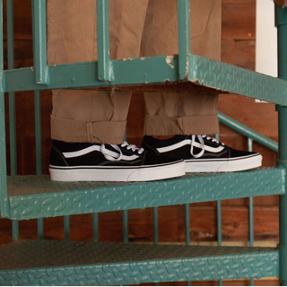 Vans Old Skool Low Black White Classic - Thumbnail 2