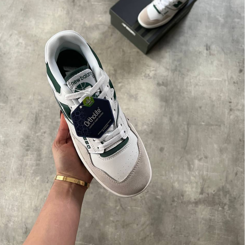 New Balance 550 White Green - Thumbnail (Preview) 2