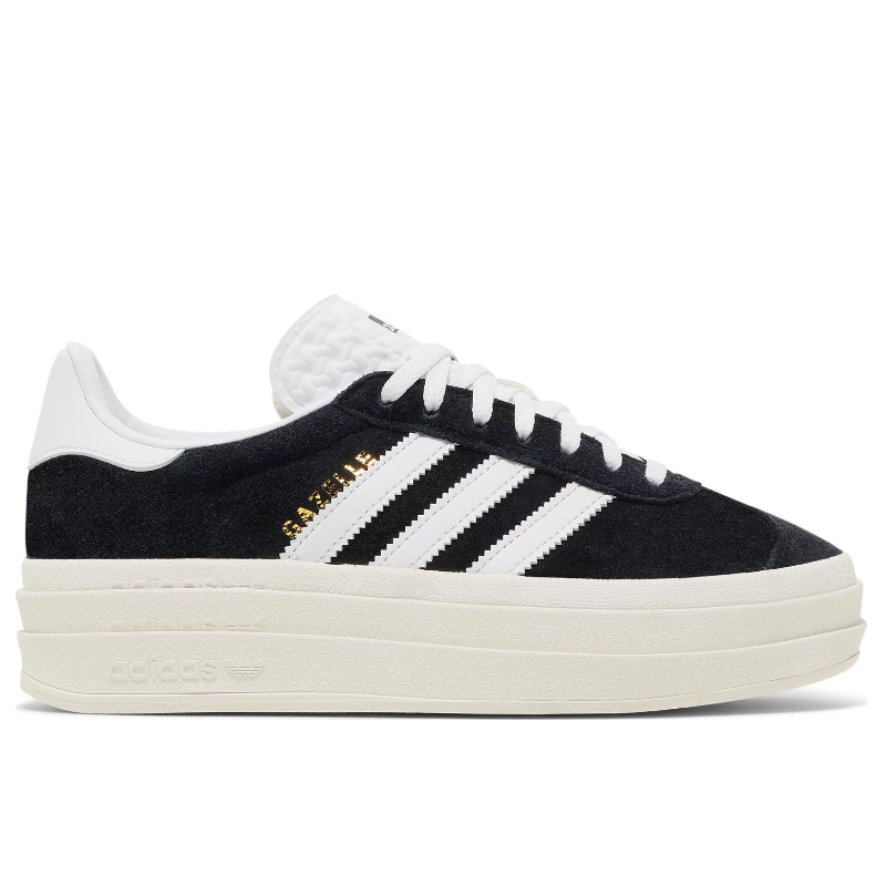 Adidas Gazelle Bold 'Black White' Main Image