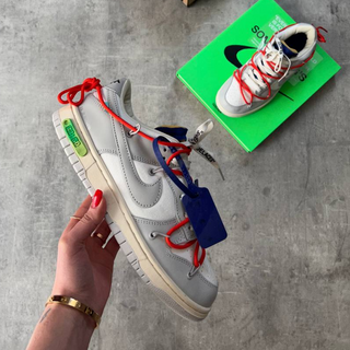 Off White x Nike Dunk  Low “Lot 23” Leather - Thumbnail 3