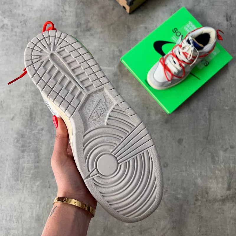 Off White x Nike Dunk  Low “Lot 23” Leather ❦ - Thumbnail (Preview) 6