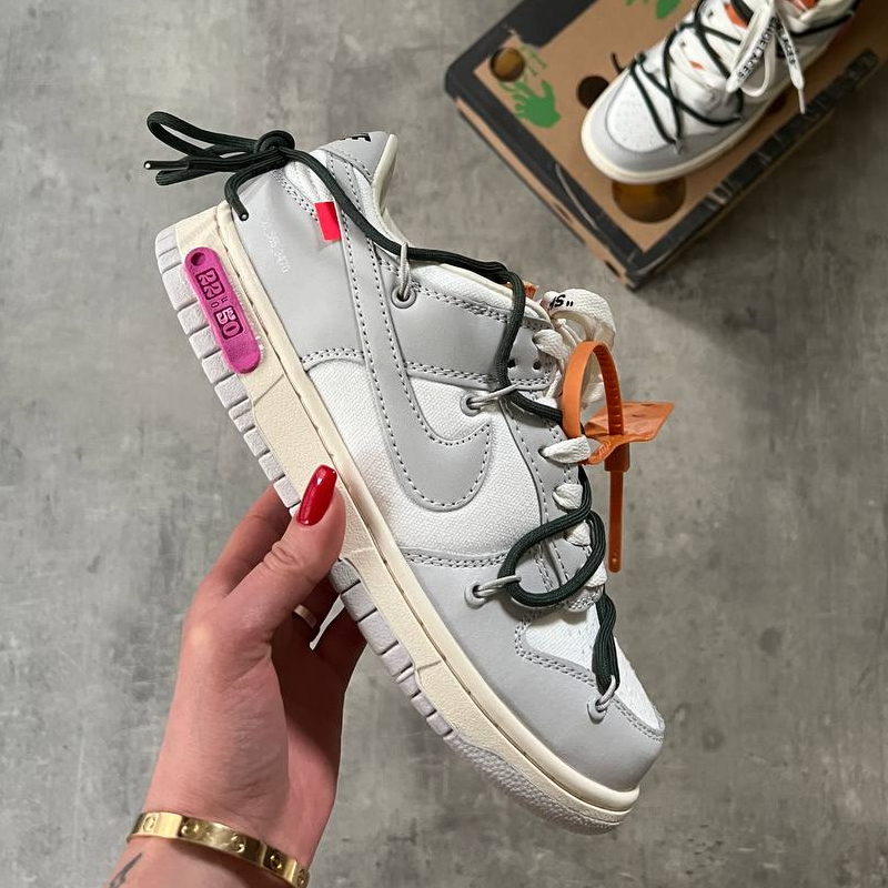 Off White x Nike Dunk  Low “Lot 22” - Thumbnail (Preview) 6