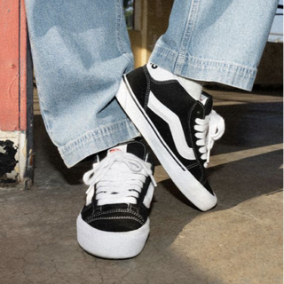 Vans Knu Skool Black White - Thumbnail 5