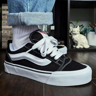 Vans Knu Skool Black White ❦ - Thumbnail 2