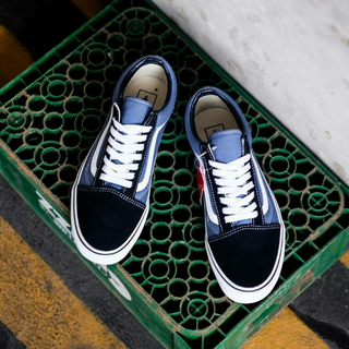 Vans Old Skool Navy White - Thumbnail 3