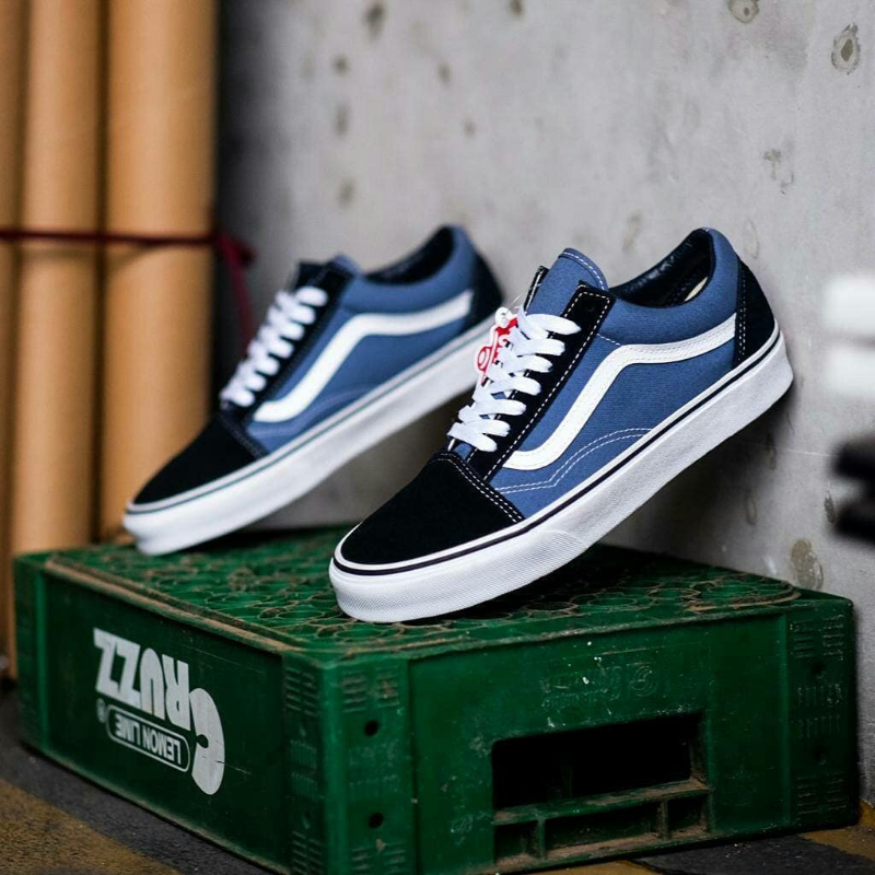 Vans Old Skool Navy White - Thumbnail (Preview) 2