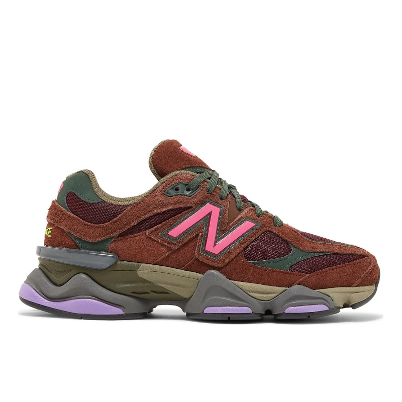 New Balance 9060 Rich Oak Burgundy Pink  Main Image