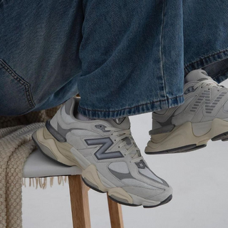 New Balance 9060 Suede Pack Sea Salt White - Thumbnail 6