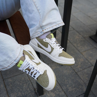 Travis Scott x Nike Air Jordan 1 Low Golf 'Neutral Olive' - Thumbnail 3