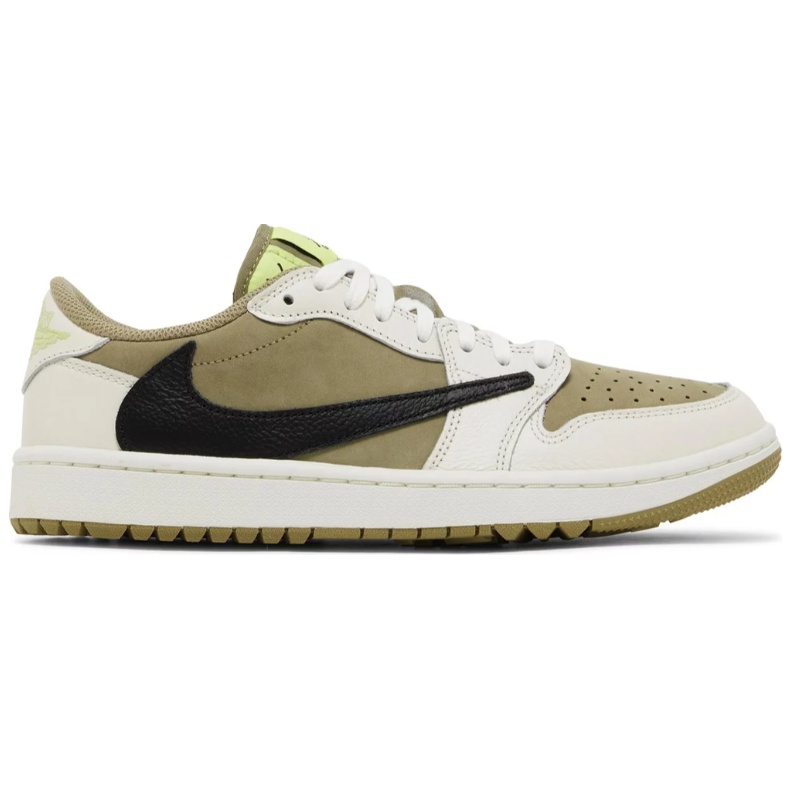 Travis Scott x Nike Air Jordan 1 Low Golf 'Neutral Olive' Main Image