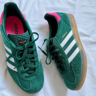 Adidas Gazelle indoor Green & lucid pink