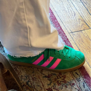 Adidas Gazelle indoor Green & lucid pink - Thumbnail 2